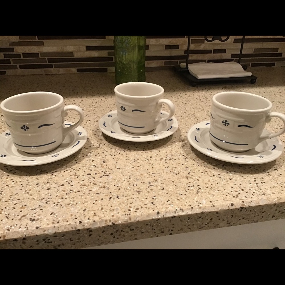 Longaberger tea cups